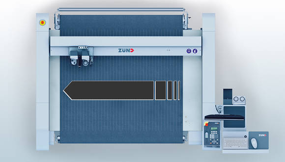 Cutting surface and material hold-down