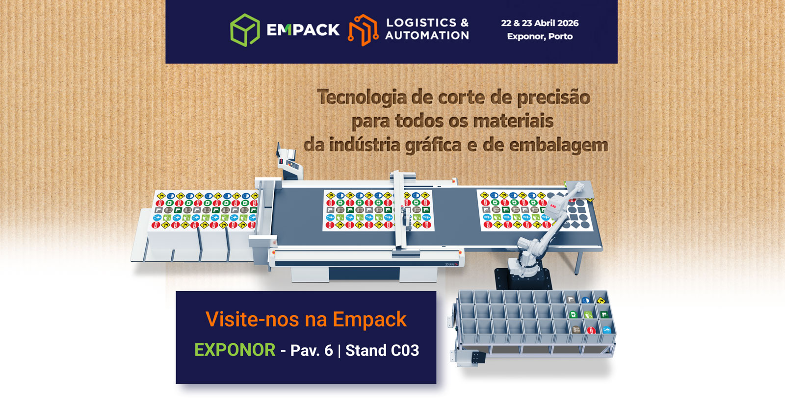 22 - 23 April, 2026 Mind will be present at Empack & Logistics & Automation Porto 2026